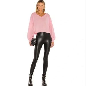 Commando Faux Stretch Leather Leggings Medium